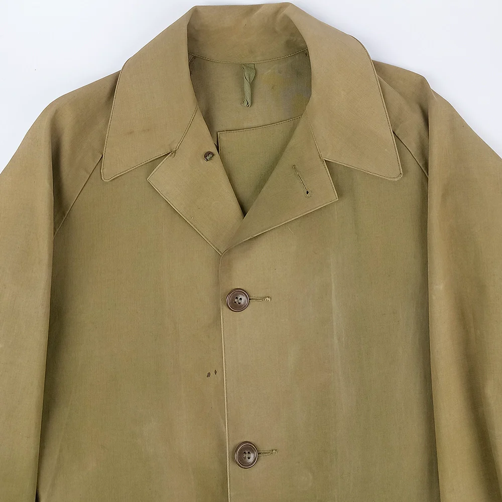 US WWII Dismounted Rain Coat OD, Sunlite - Medium