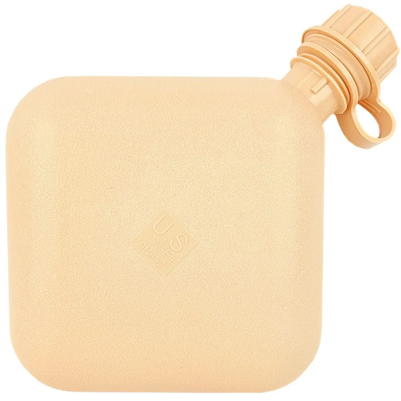 US 2QT. Collapsible Tan Canteen - New