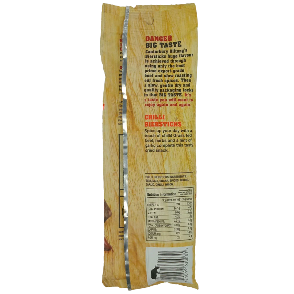 Biltong Air-Dried Bier Sticks 100g