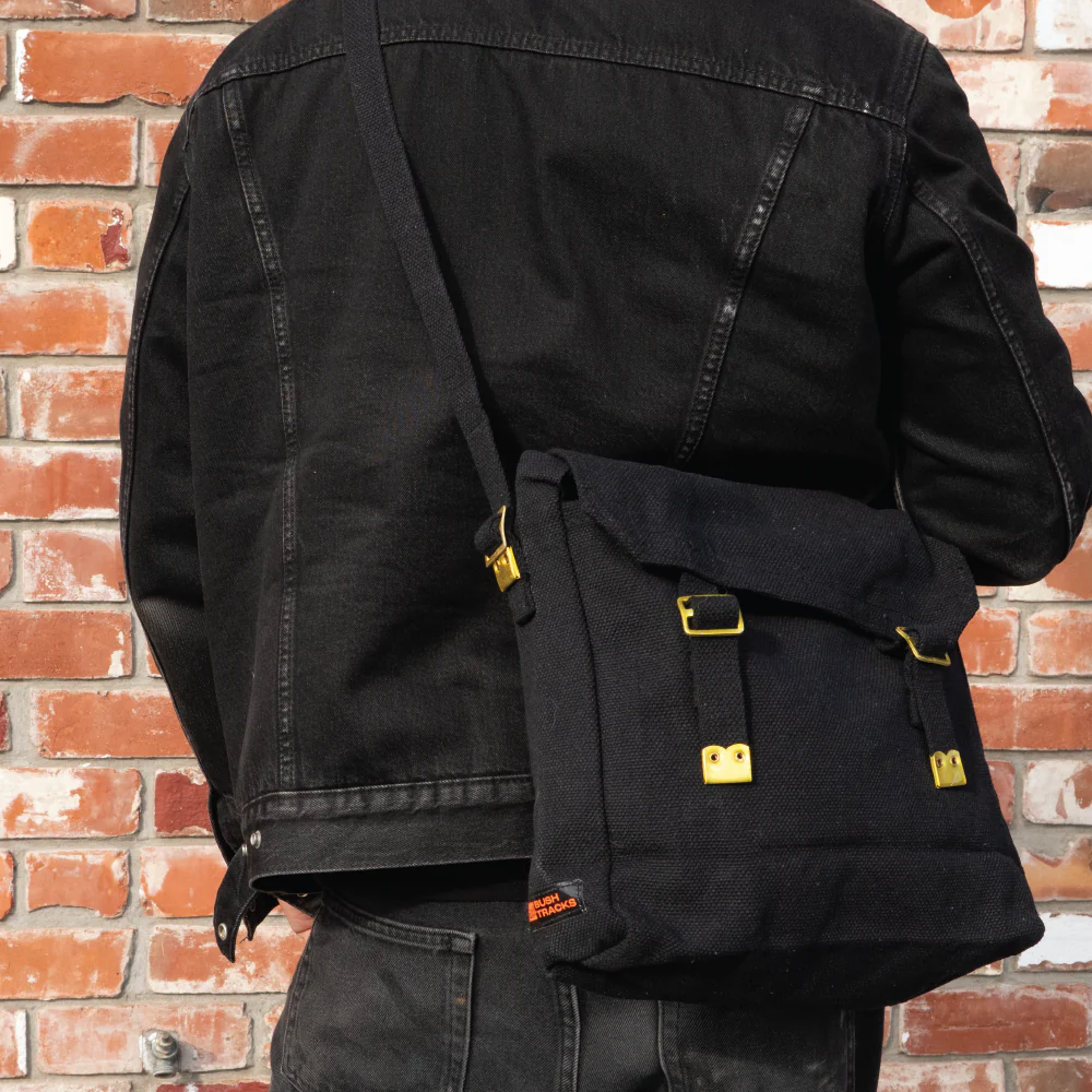 Large Canvas Haversack - Black
