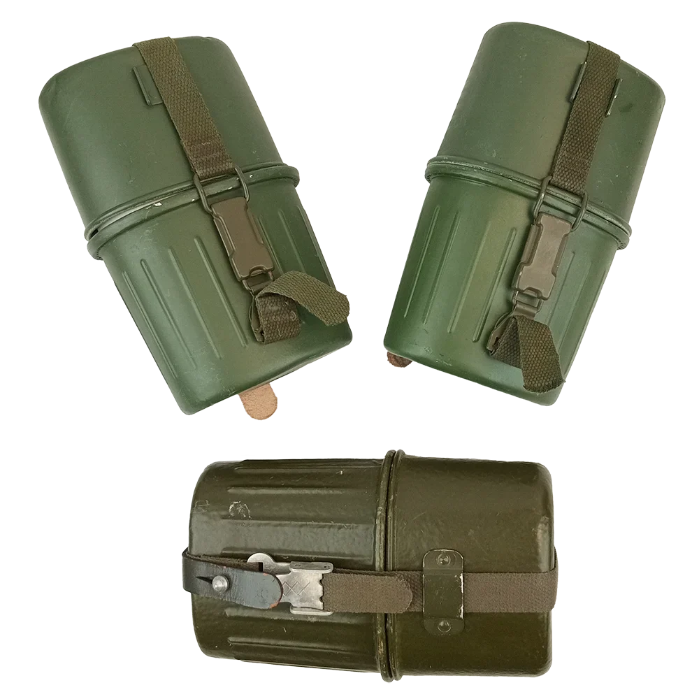 German Army Aluminum Canteen Set