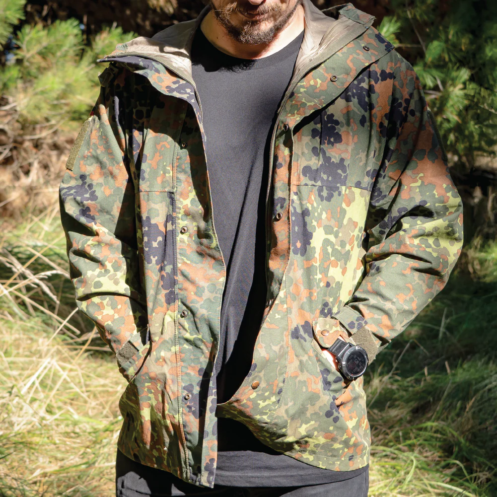 German Flecktarn Rain Jacket - Value Grade