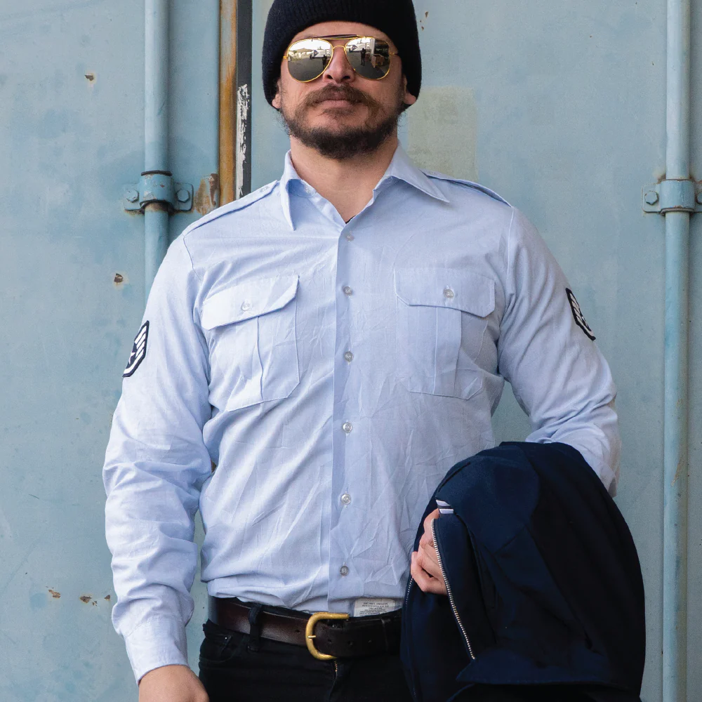 US Air Force Blue Service Dress Shirt