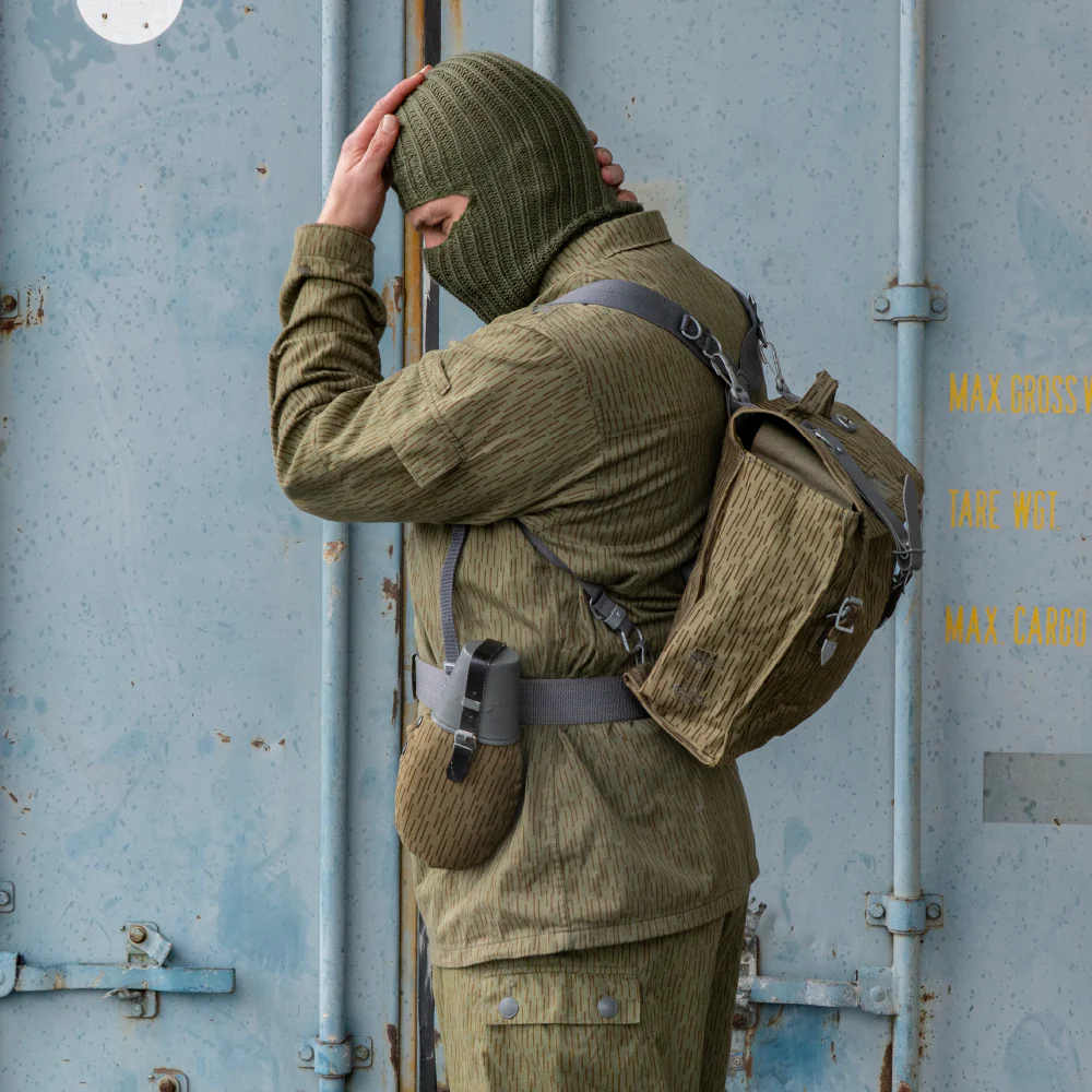 East German Rain Camo Canteen Set