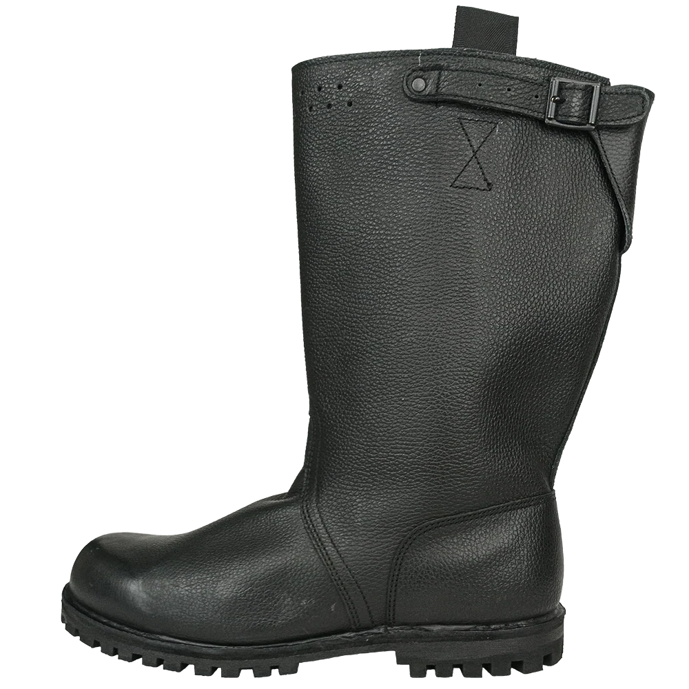 German Navy Leather Lined Jackboots - Resoled