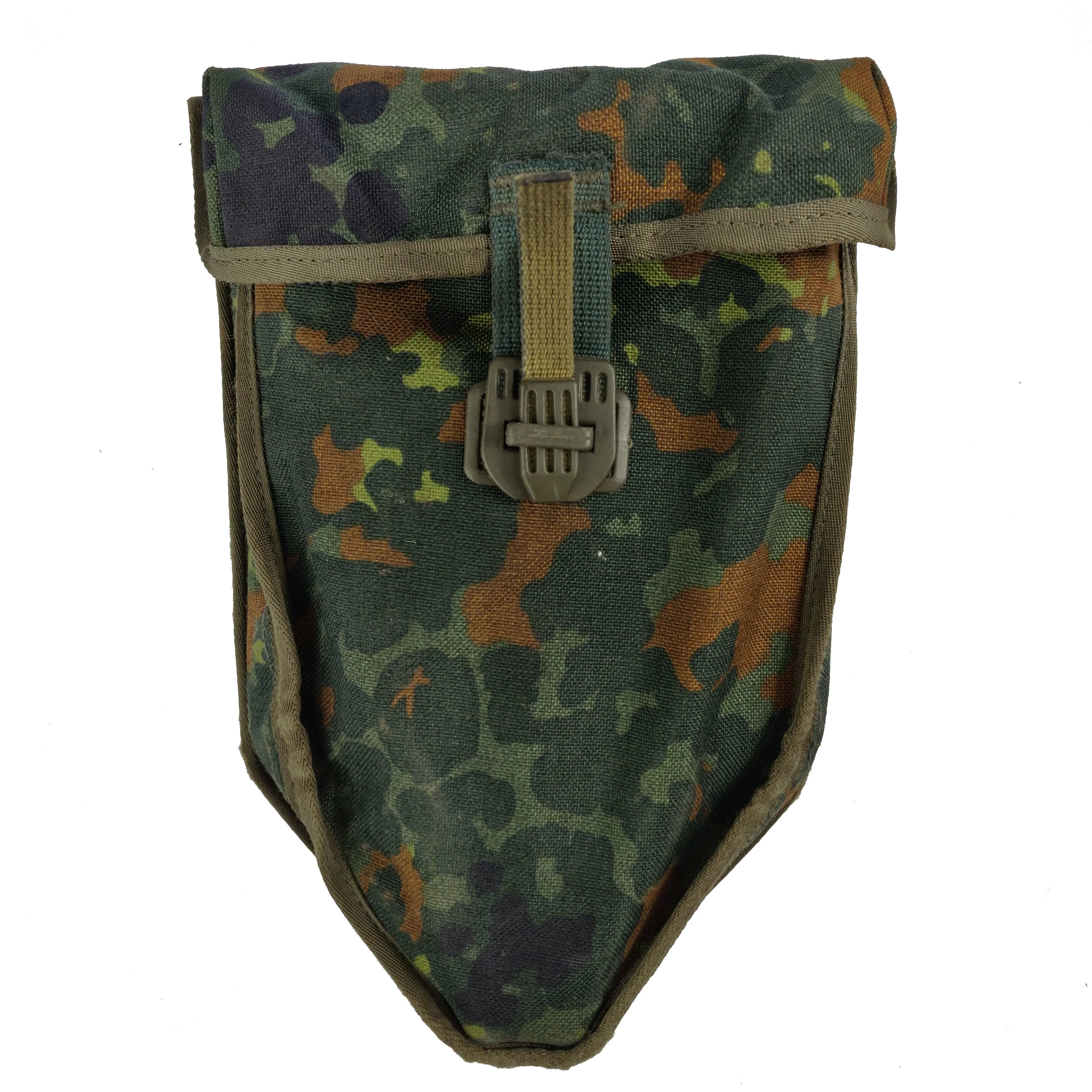 German Tri-Fold Shovel & Flecktarn Cover