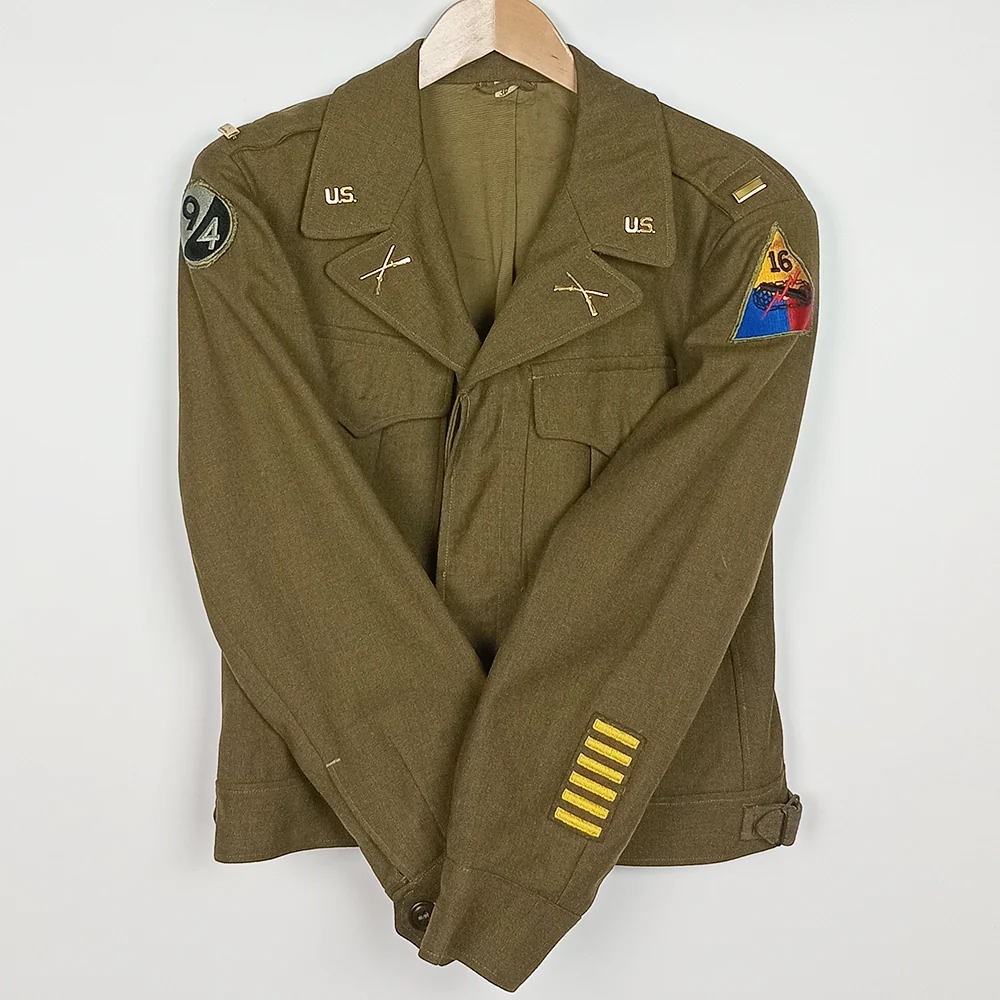 WWII 16th Armoured Division, 94th Infantry Div M-1944 Ike Jacket