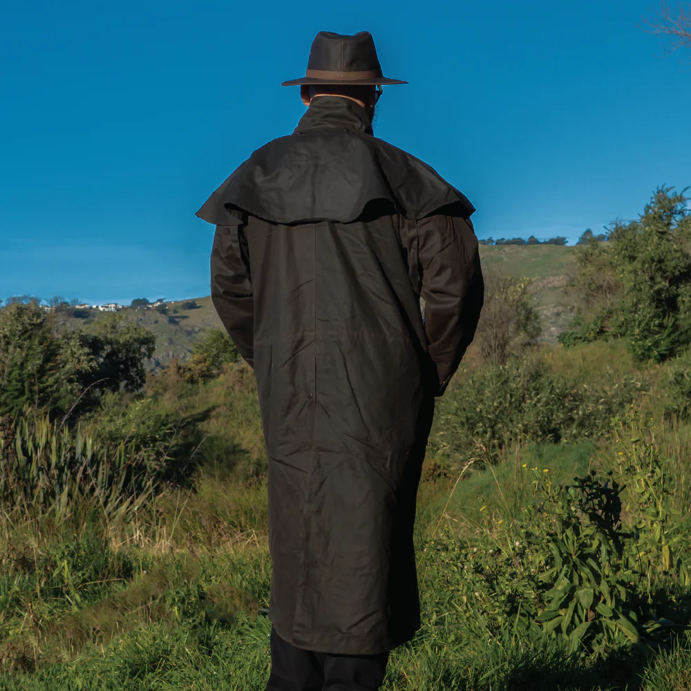 Low Riding Oilskin Coat