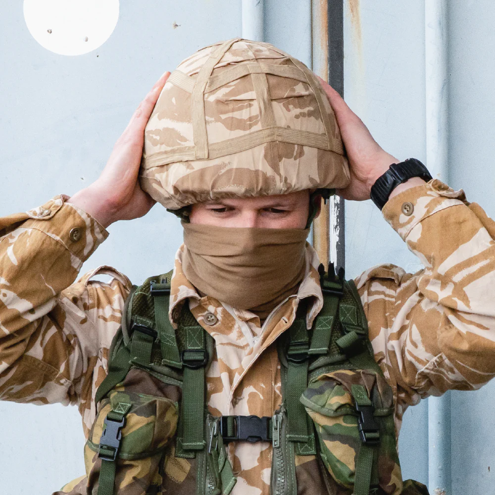 British Army Desert Helmet Cover