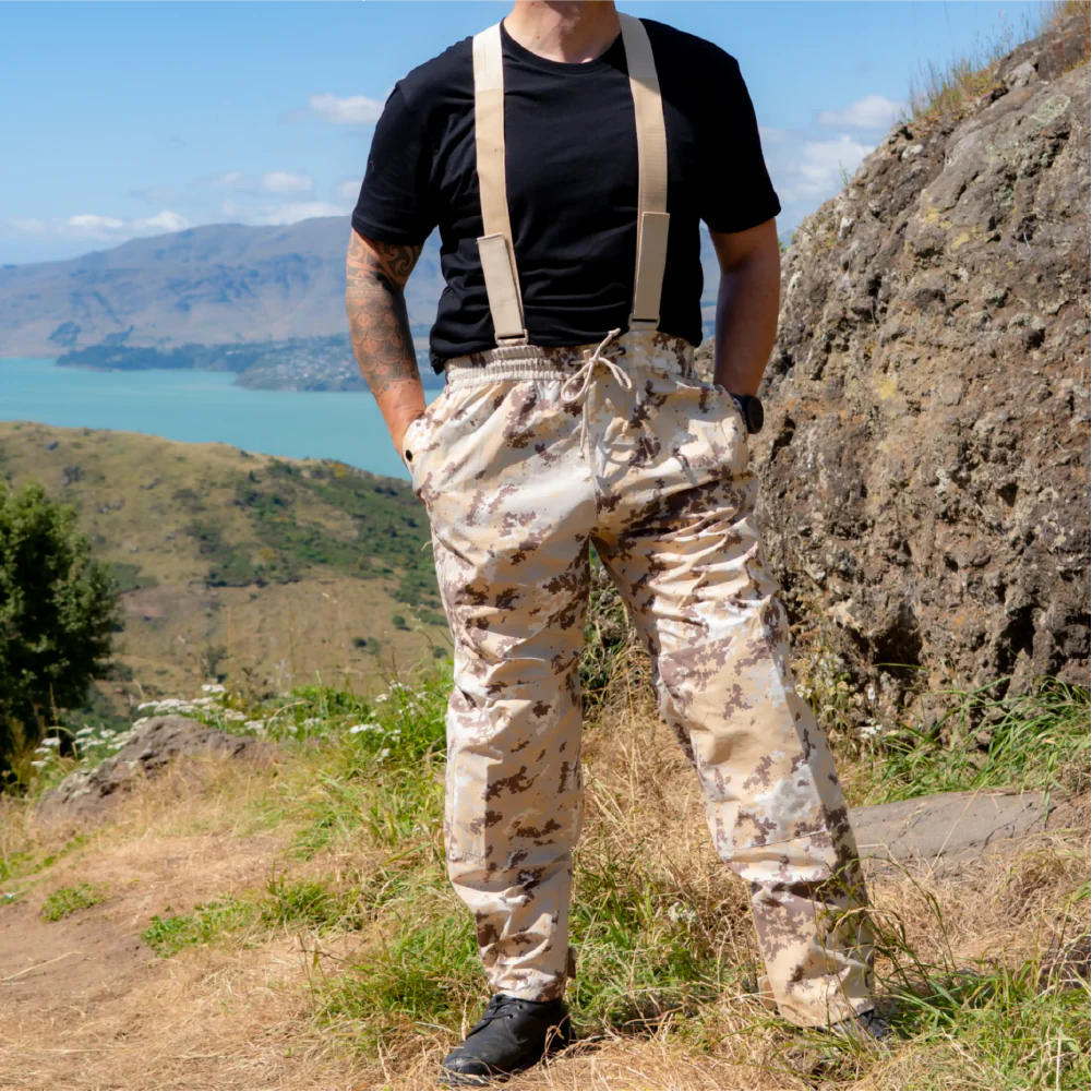 Italian Army Desert Vegetato Wet Weather Trousers