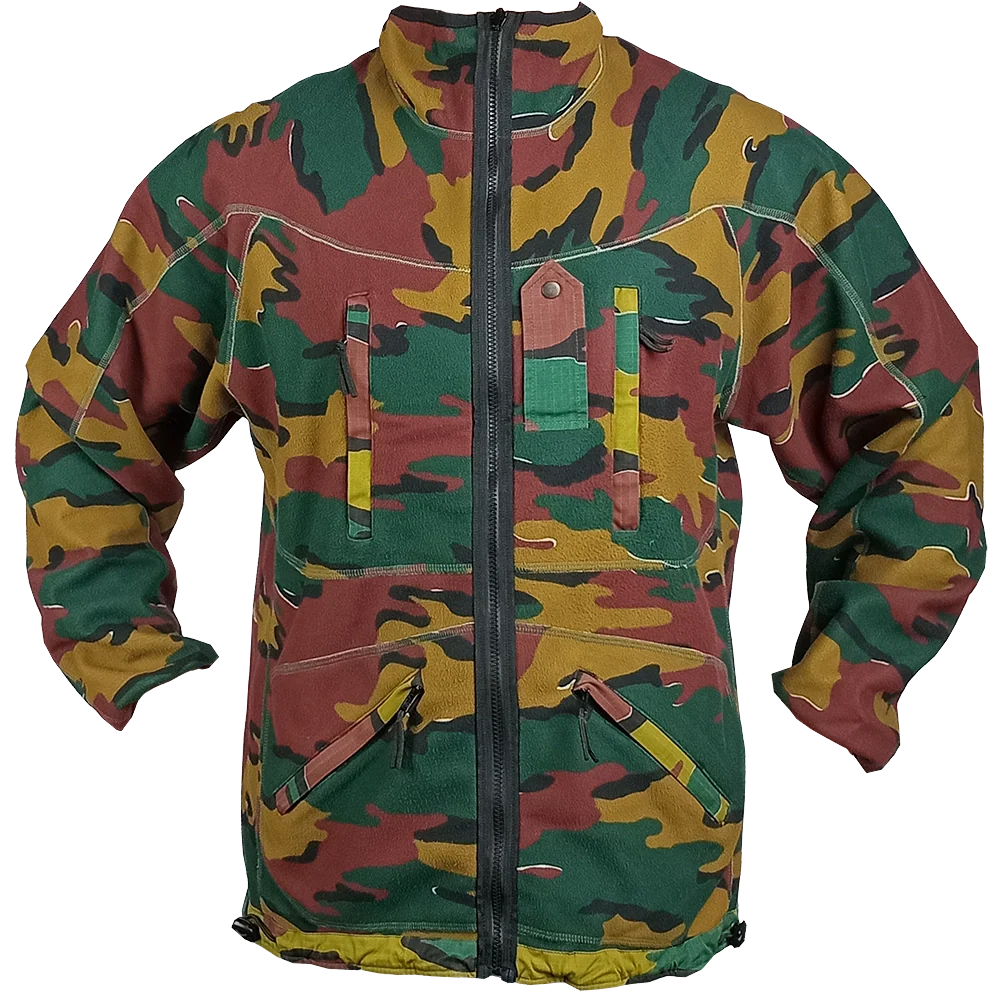Belgian Jigsaw Camo Reversible Fleece Jacket - Value Grade
