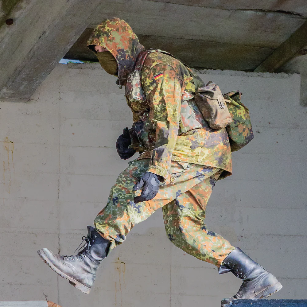 German Flecktarn Parka, No Liner - Value Grade