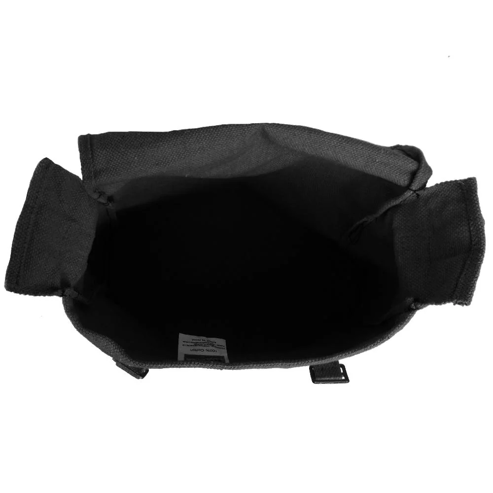 Large Canvas Haversack - Black