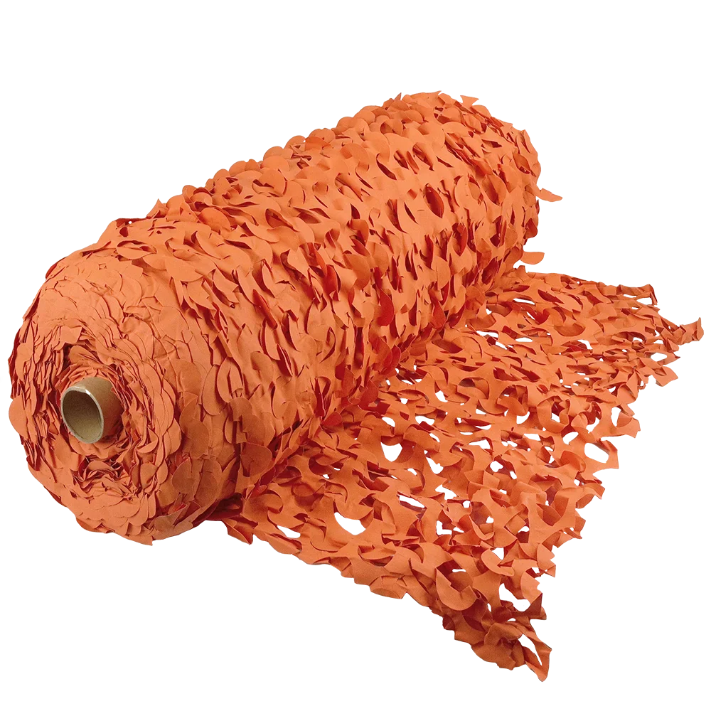 Orange Camo Net - Per Metre