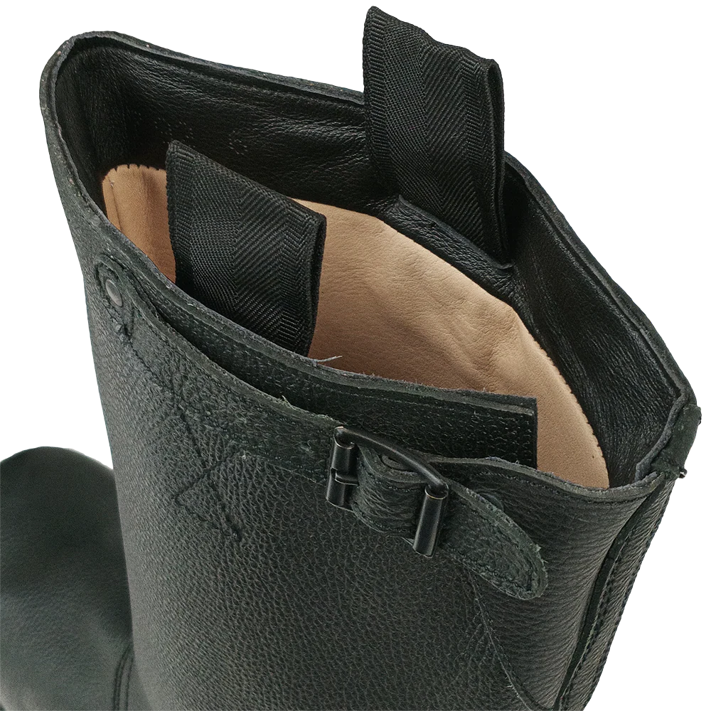 German Navy Leather Lined Jackboots - Resoled