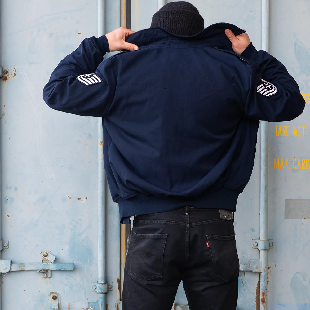 US Airforce Blue Lightweight Lined Jacket