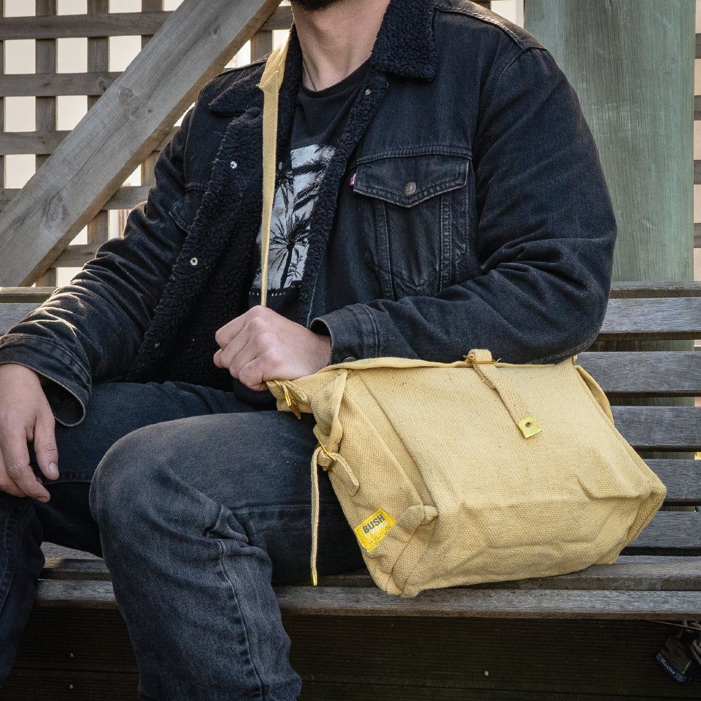 Canvas Haversack - Khaki