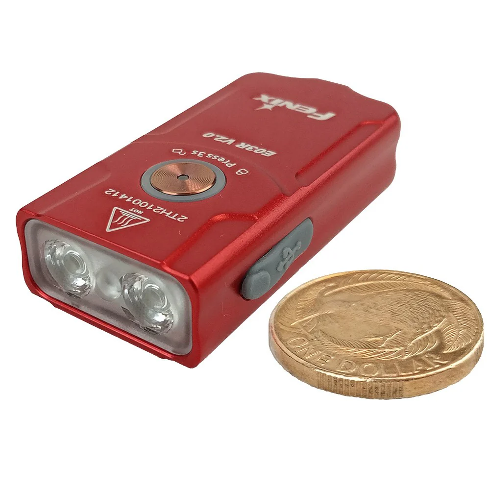 Fenix E03R V2.0 Keychain Torch - 500 Lumen