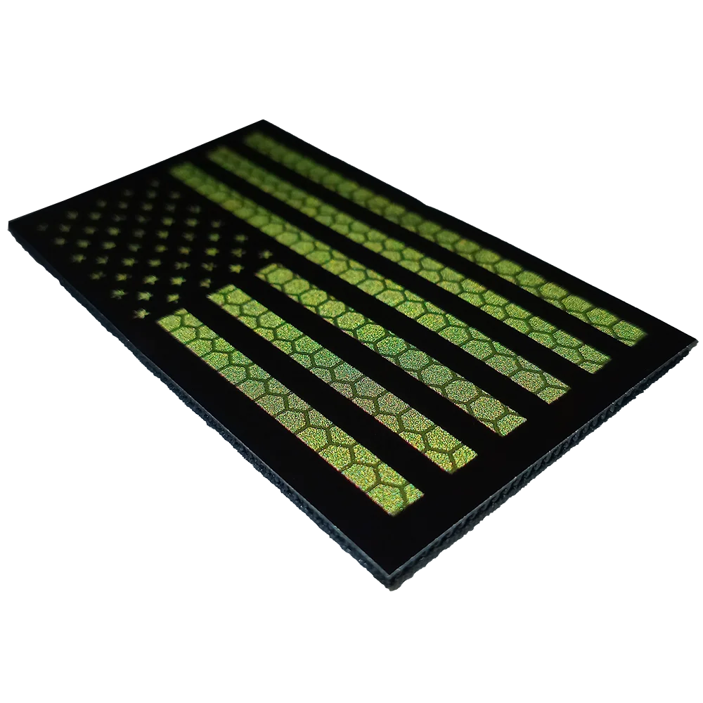 US Flag Reflective Patch