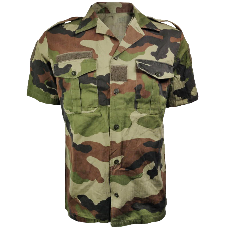 French Short-Sleeve CE Camo Shirt