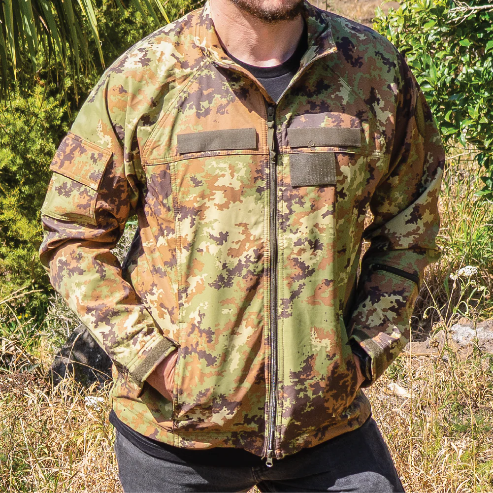 Italian Army Vegetato Softshell Jacket