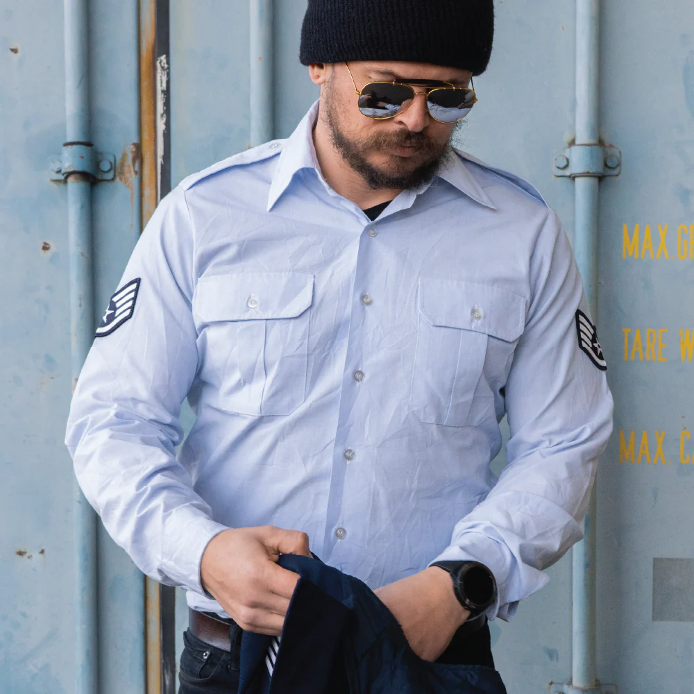 US Air Force Blue Service Dress Shirt