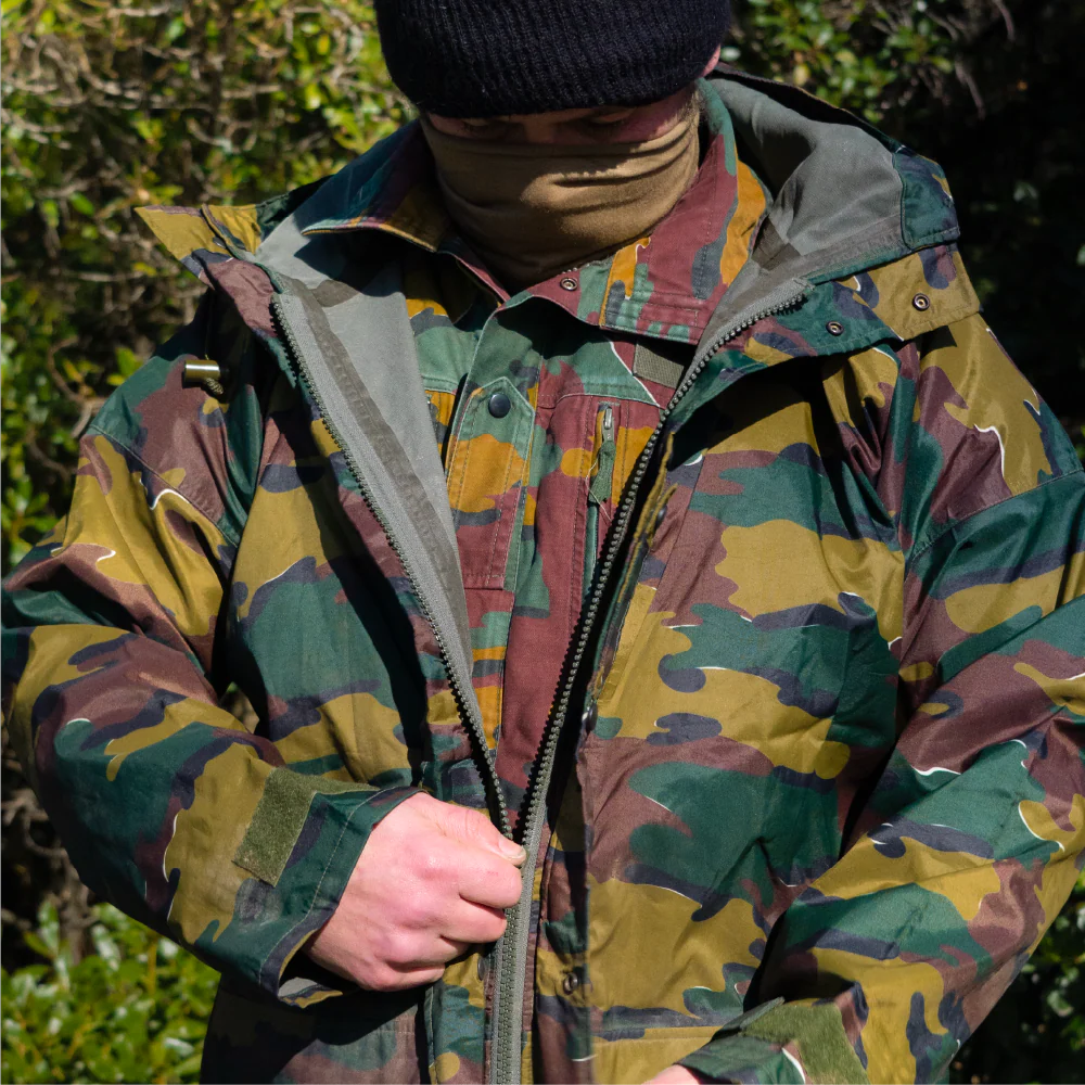Belgian Jigsaw Camo Wet Weather Jacket - Value Grade