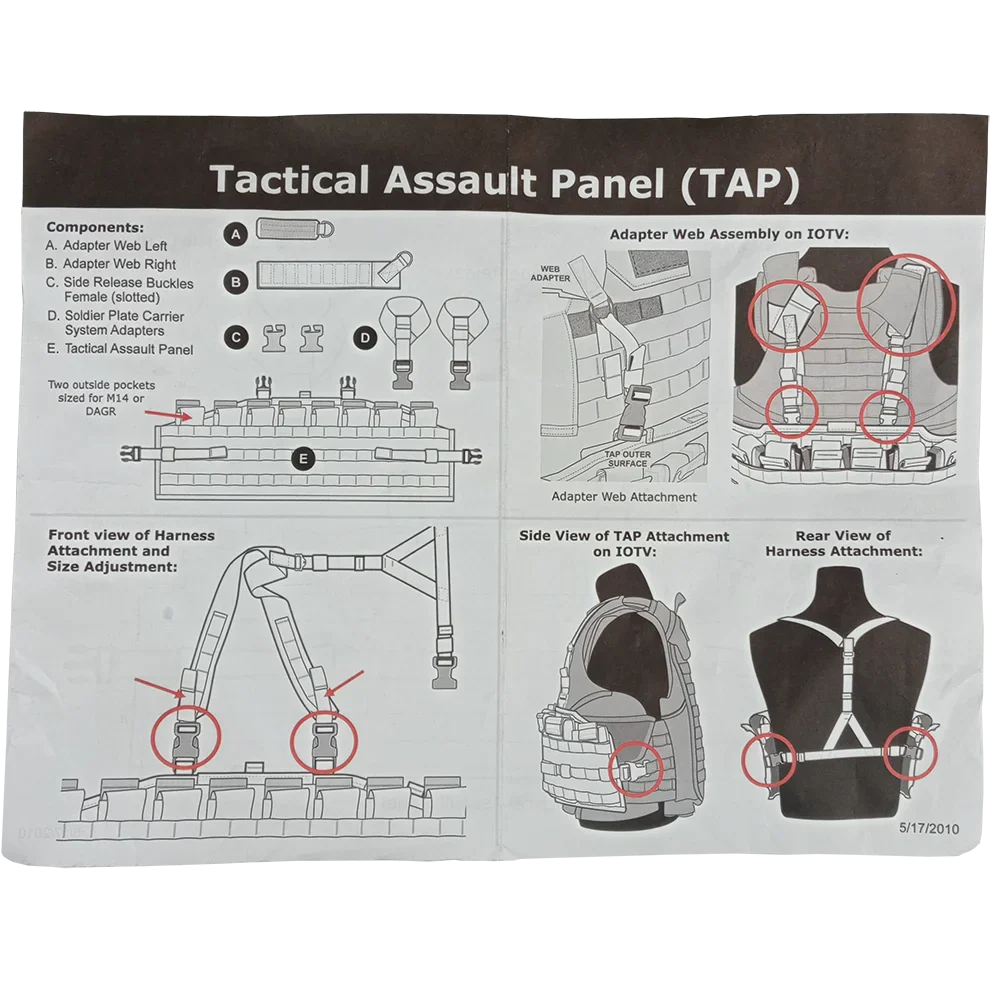 USGI ACU Tactical Assault Panel