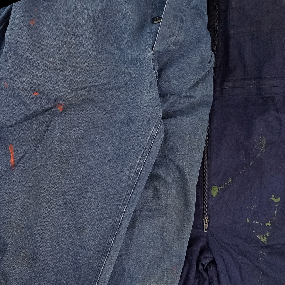 German Navy Blue Work Overalls - Value Grade