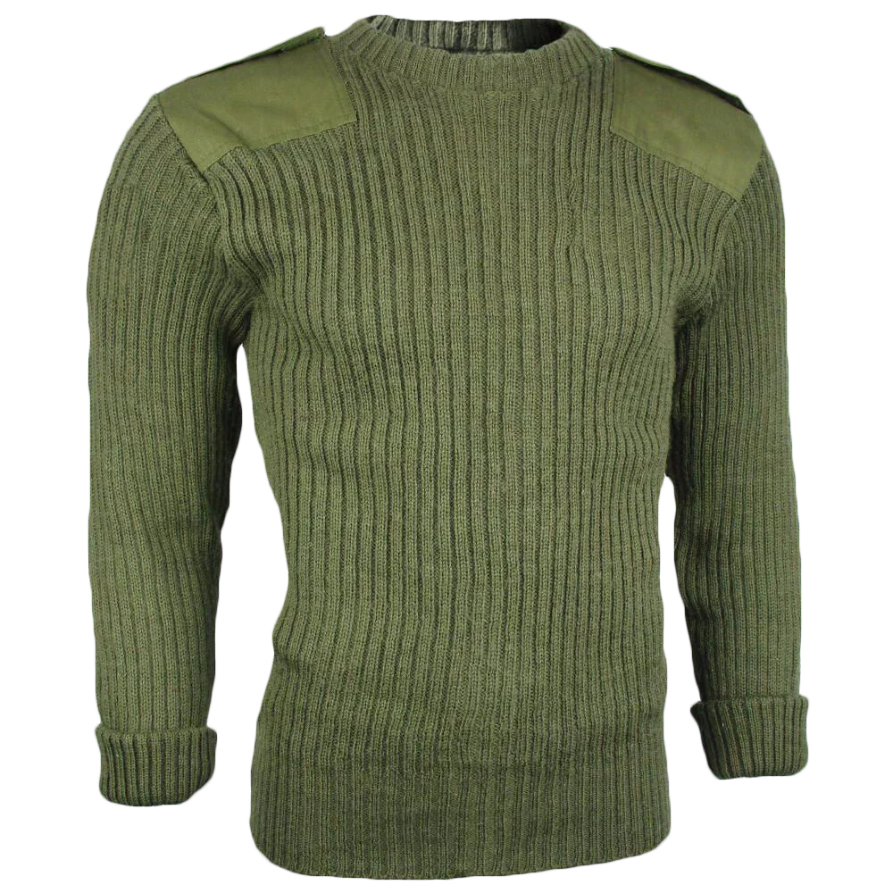 British Army Olive Drab Wool Jersey