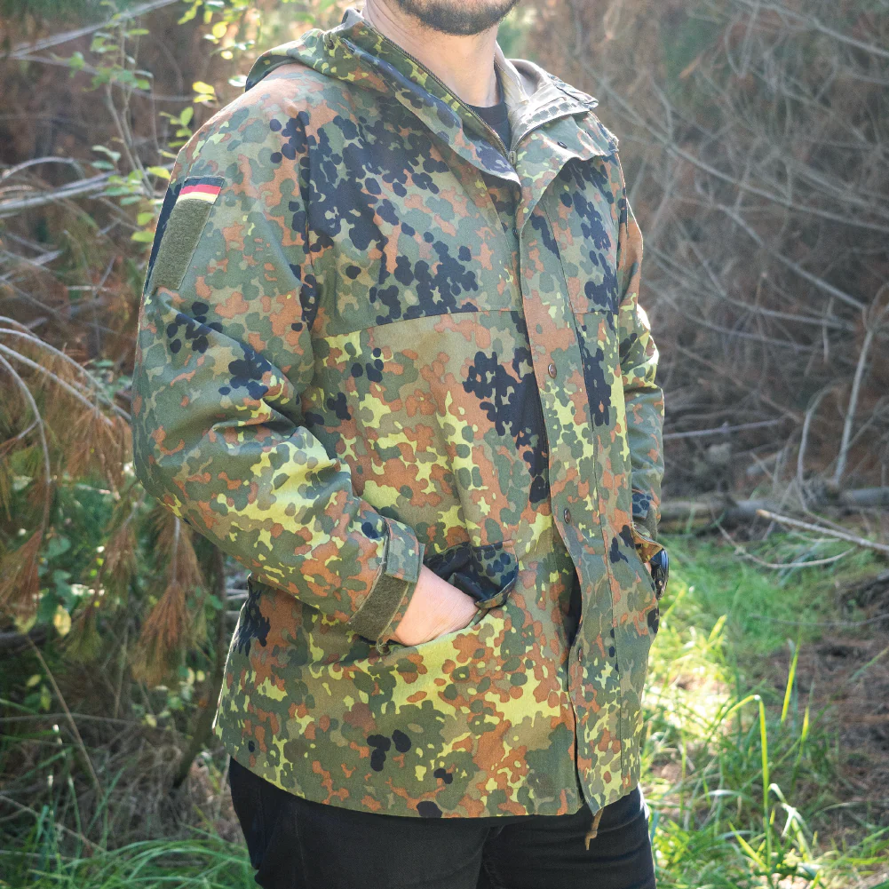 German Flecktarn Rain Jacket