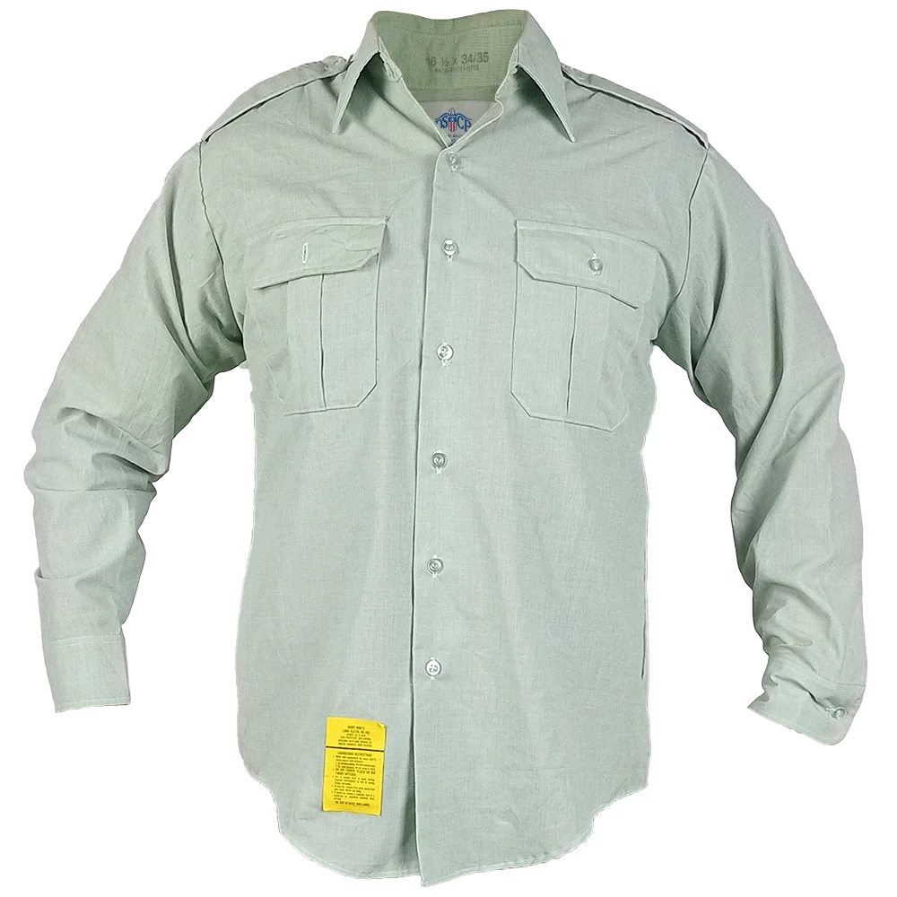 US Army Green Service Dress Shirt