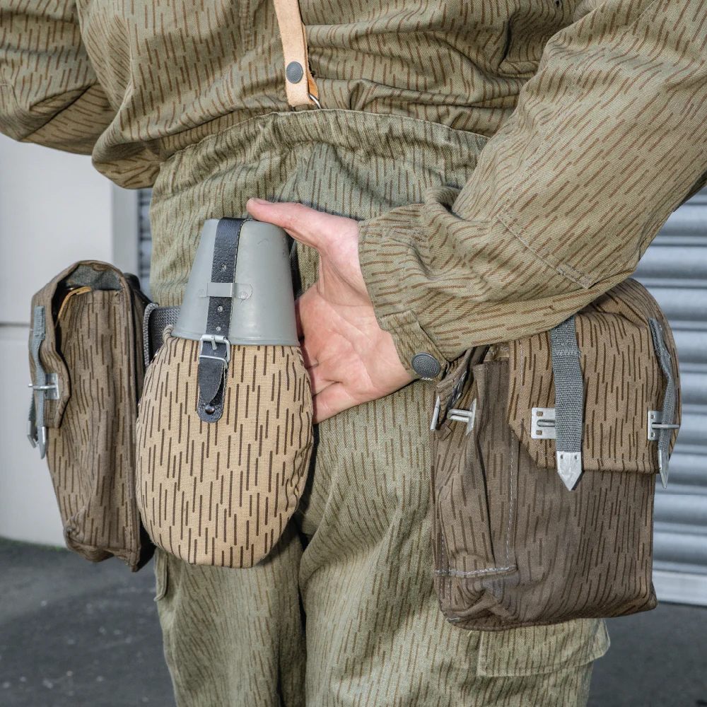 East German Rain Camo Canteen Set