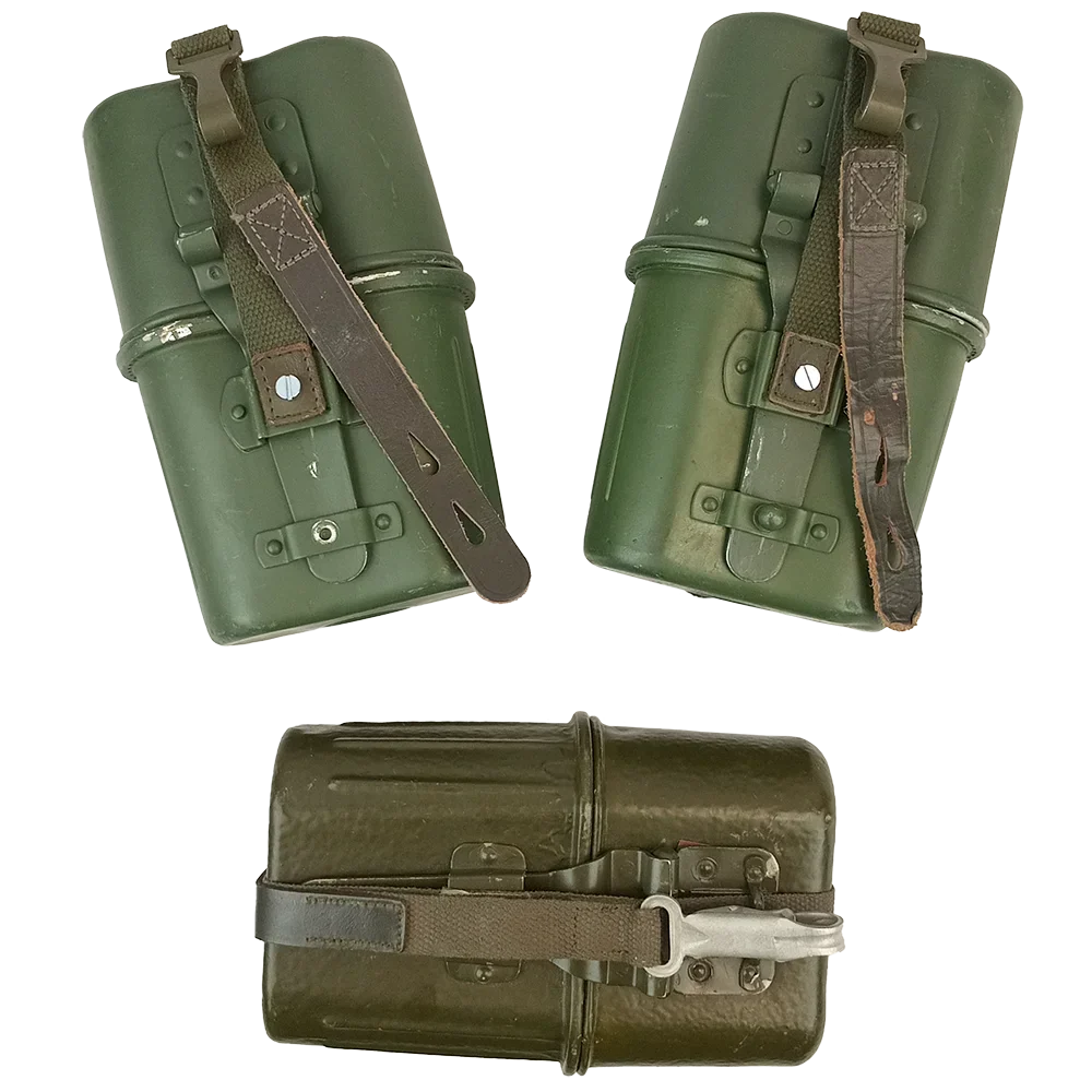 German Army Aluminum Canteen Set