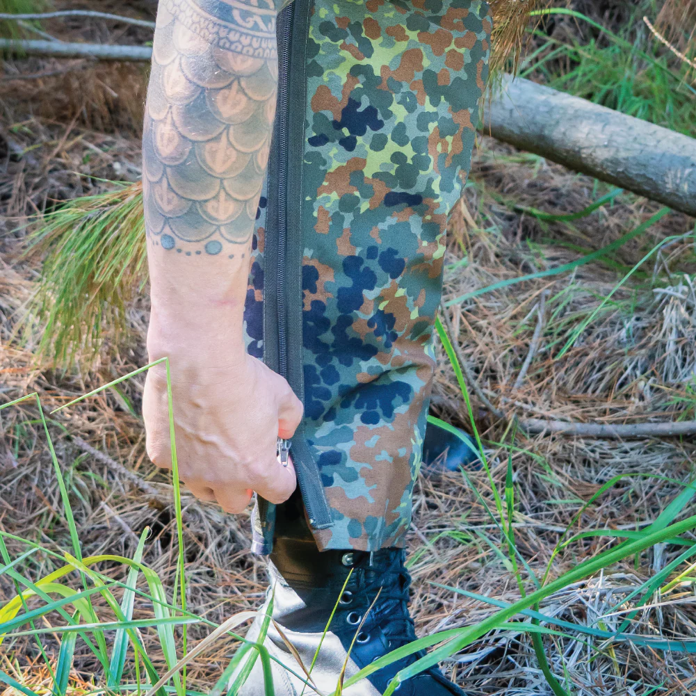 German Army Flecktarn Rain Trousers