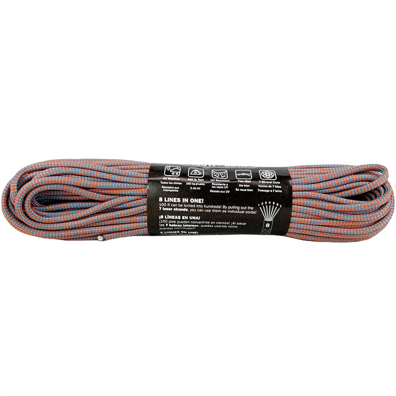 550 Colour Changing Paracord 100ft/30m