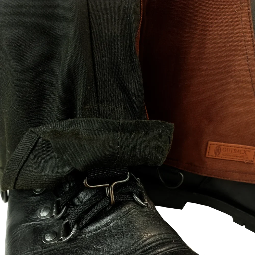Outback Oilskin and Canvas Puttees