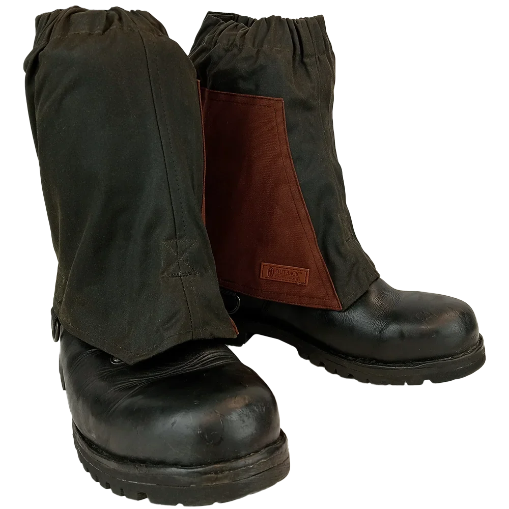Outback Oilskin and Canvas Puttees