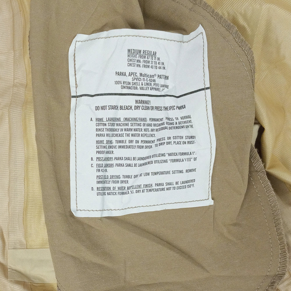 Multicam APEC GEN II Gore Tex Parka - Medium Regular