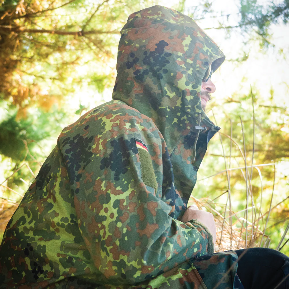 German Flecktarn Rain Jacket - Value Grade