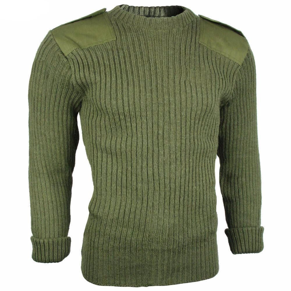 British Army OD Wool Jersey - Value Grade