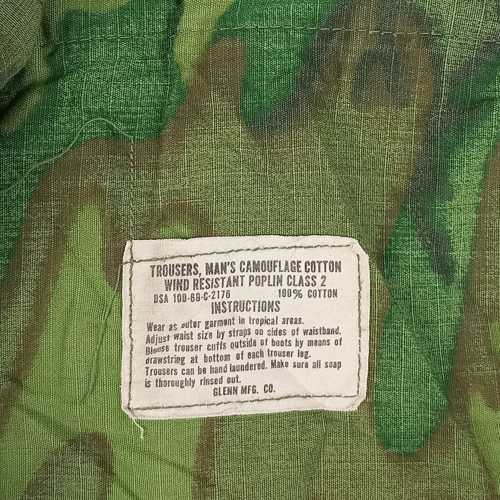 USGI ERDL Jungle Fatigue Trousers - Large Regular