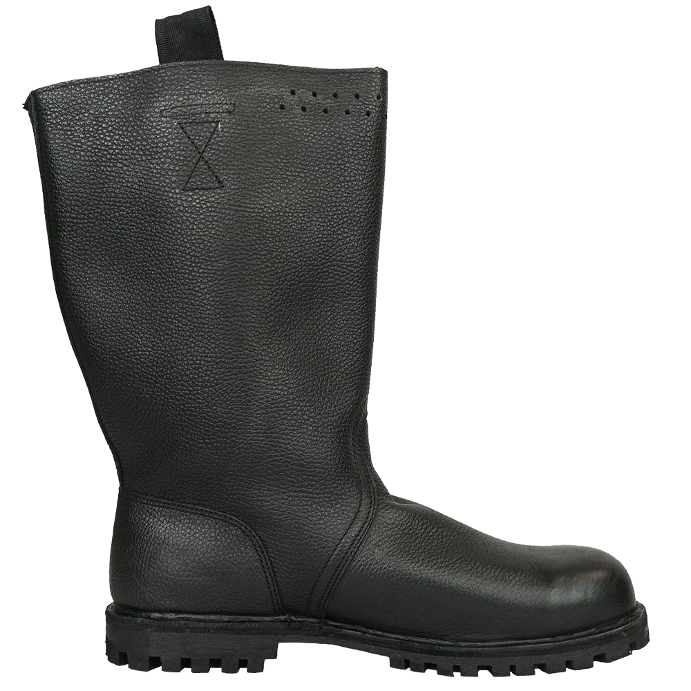 German Navy Leather Lined Jackboots - Resoled
