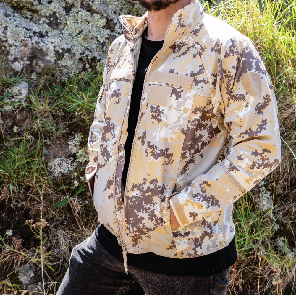 Italian Army Desert Vegetato Softshell Jacket