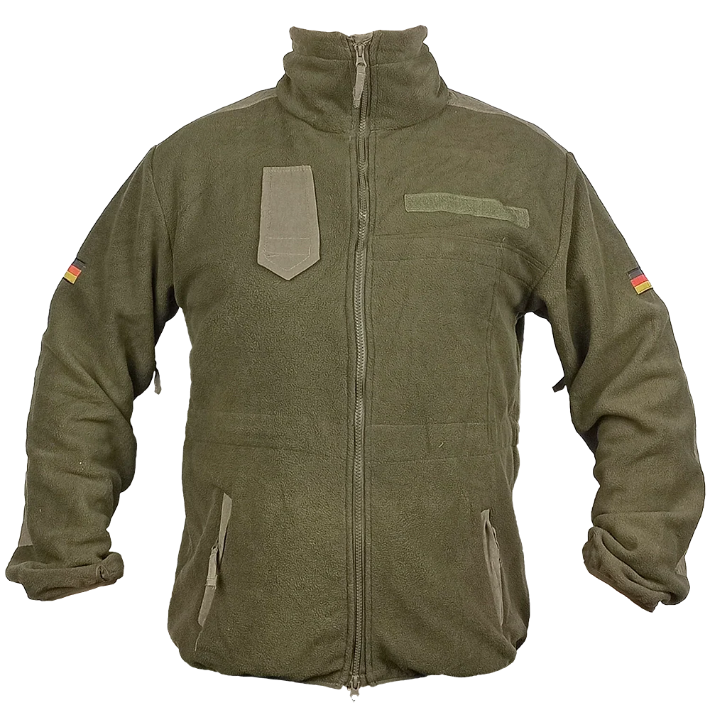 German Army Olive Fleece Jacket