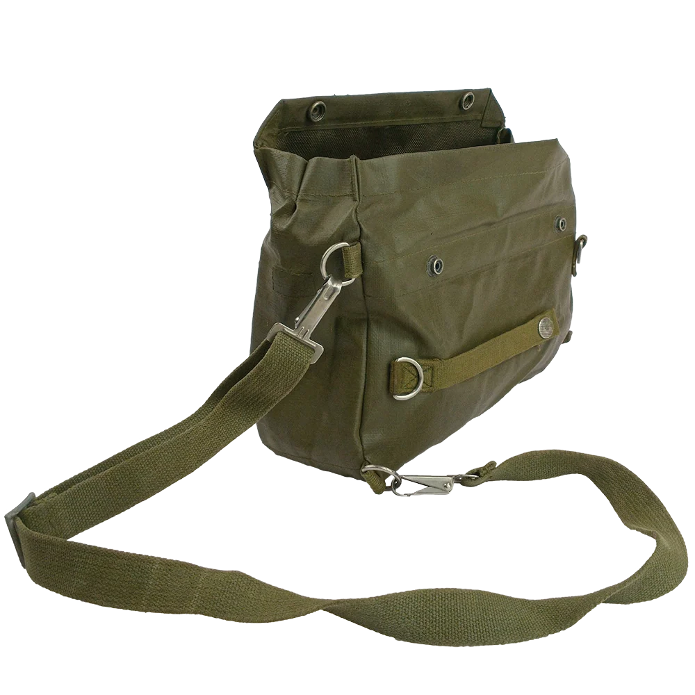 Swiss Rubberised Gas Mask Bag