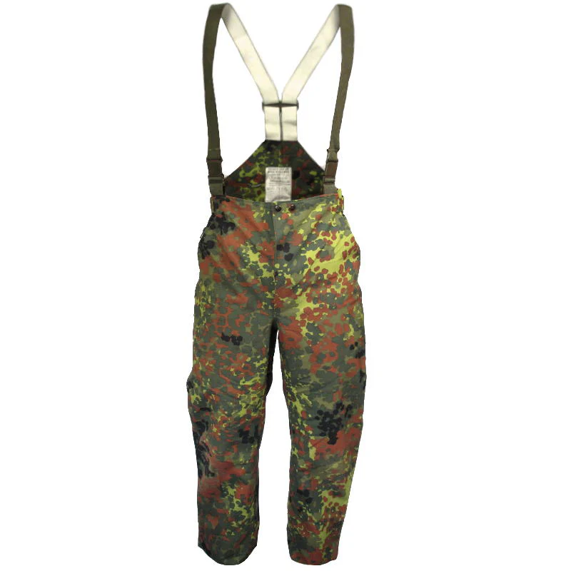 German Army Flecktarn Rain Trousers - Value Grade