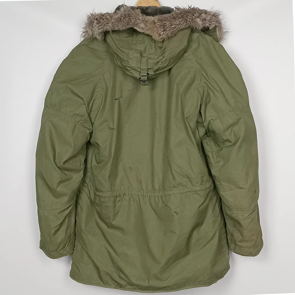 US N-3B OD Jacket with Fur Ruff 1972 - M