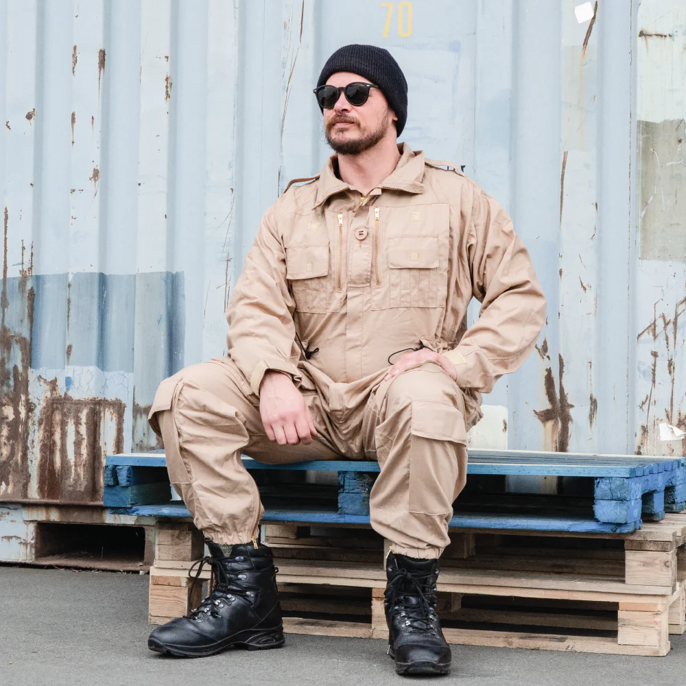 British Army Beige AFV Overalls - New