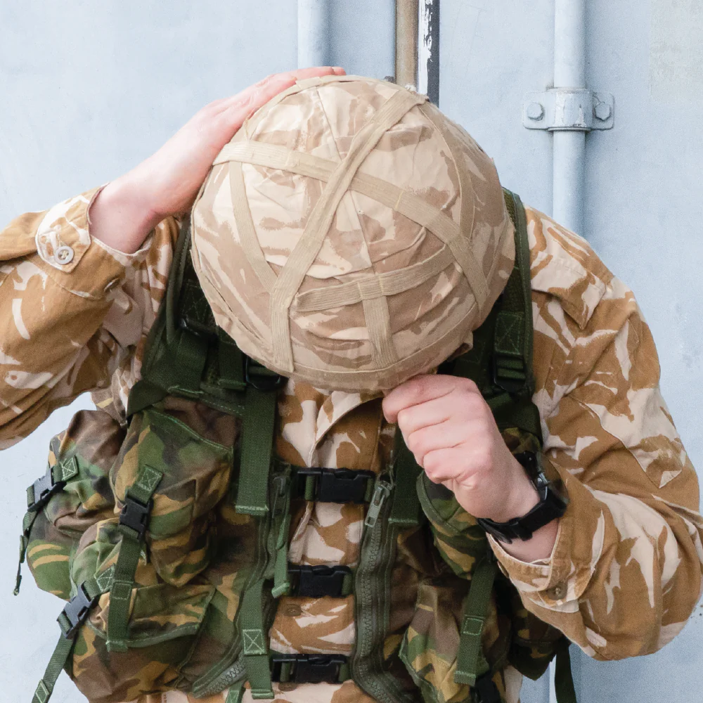 British Army Desert Helmet Cover